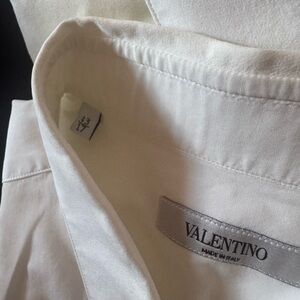 Fendi - Valentino Classic White Dress Shirts ( 6 )